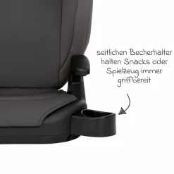 Kindersitz Junior Maxi i-Size R129 ab 3,5 Jahre - 12 Jahre (100 cm - 150 cm) inkl. Getränkehalter nur 3,5 kg leicht - Iron - Kollektion 2025