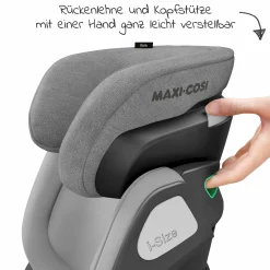 Kindersitz Kore i-Size ab 3,5 Jahre-12 Jahre (100-150 cm) mit SPS Plus Aufprallschutz & Isofix - Authentic Grey - Kollektion 2025