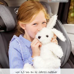 Kindersitz Kore i-Size ab 3,5 Jahre-12 Jahre (100-150 cm) mit SPS Plus Aufprallschutz & Isofix - Authentic Black - Kollektion 2025