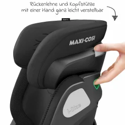 Kindersitz Kore Pro i-Size 3,5 Jahre-12 Jahre (100 cm -150 cm) mit SPS Plus Aufprallschutz & Isofix - Authentic Black