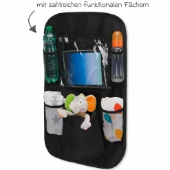 Kindersitz Lea i-Size R129 ab 3 Jahre - 12 Jahre (100 cm - 150 cm) ohne Isofix mit Gurtbefestigung nur 4 kg inkl. Auto-Sitztasche - Grau