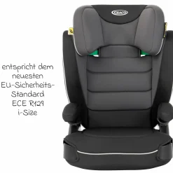 Kindersitz Logico L i-Size ab 3,5 Jahre - 12 Jahre (100 cm -150 cm) inkl. Getränkehalter - Midnight - Kollektion 2025