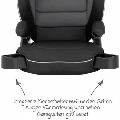 Kindersitz Logico L i-Size ab 3,5 Jahre - 12 Jahre (100 cm -150 cm) inkl. Getränkehalter - Midnight - Kollektion 2025