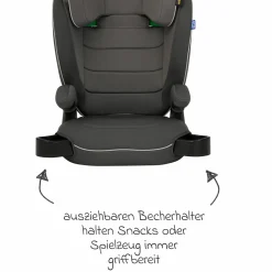 Kindersitz Logico L i-Size ab 3,5 Jahre - 12 Jahre (100 cm - 150 cm) inkl. Getränkehalter - Iron - Kollektion 2025