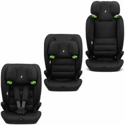 Kindersitz Lupo i-Size ab 15 Monate - 12 Jahre (76 cm - 150 cm) - Black - Kollektion 2025