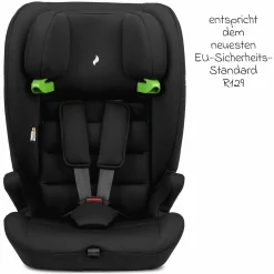 Kindersitz Lupo i-Size ab 15 Monate - 12 Jahre (76 cm - 150 cm) - Black - Kollektion 2025