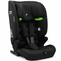 Kindersitz Lupo Isofix i-Size ab 15 Monate - 12 Jahre (76 cm - 150) mit Isofix & Top-Tether - Black - Kollektion 2025