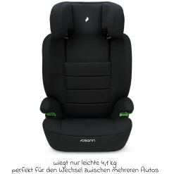 Kindersitz Musca i-Size ab 3 Jahre - 12 Jahre (100 cm - 150 cm) - Black - Kollektion 2025