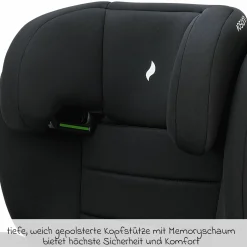 Kindersitz Musca i-Size ab 3 Jahre - 12 Jahre (100 cm - 150 cm) - Black - Kollektion 2025