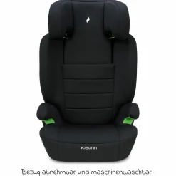 Kindersitz Musca i-Size ab 3 Jahre - 12 Jahre (100 cm - 150 cm) - Black - Kollektion 2025