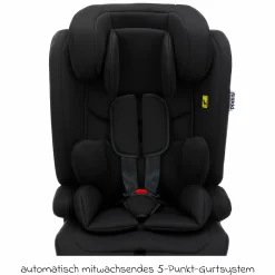 Kindersitz Oli i-Size 9 Monate - 12 Jahre (76 cm - 150 cm) inkl. Autositz-Tasche - Schwarz