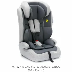 Kindersitz Oli i-Size 9 Monate - 12 Jahre (76 cm - 150 cm) - Grau