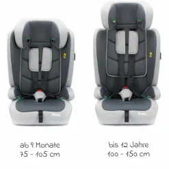 Kindersitz Oli i-Size 9 Monate - 12 Jahre (76 cm - 150 cm) - Grau