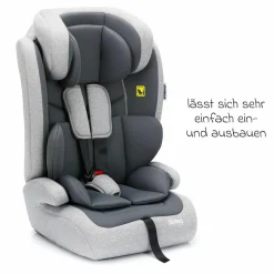 Kindersitz Oli i-Size 9 Monate - 12 Jahre (76 cm - 150 cm) - Grau