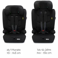 Kindersitz Oli i-Size 9 Monate - 12 Jahre (76 cm - 150 cm) - Schwarz