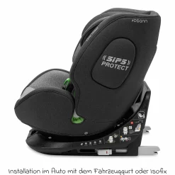Kindersitz One maxi ab 3 Jahre - 12 Jahre (100 cm - 150 cm) drehbar bis 180° inkl. Isofix-Basis - Universe Grey - Kollektion 2025