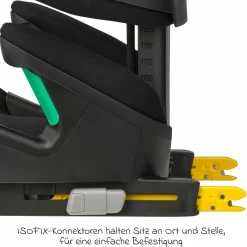 Kindersitz RodiFix M i-Size ab 3,5 Jahre - 12 Jahre (100 cm -150 cm (15-36 kg) mit G-Cell Seitenaufprallschutz & Isofix - Basic Black - Kollektion 2025