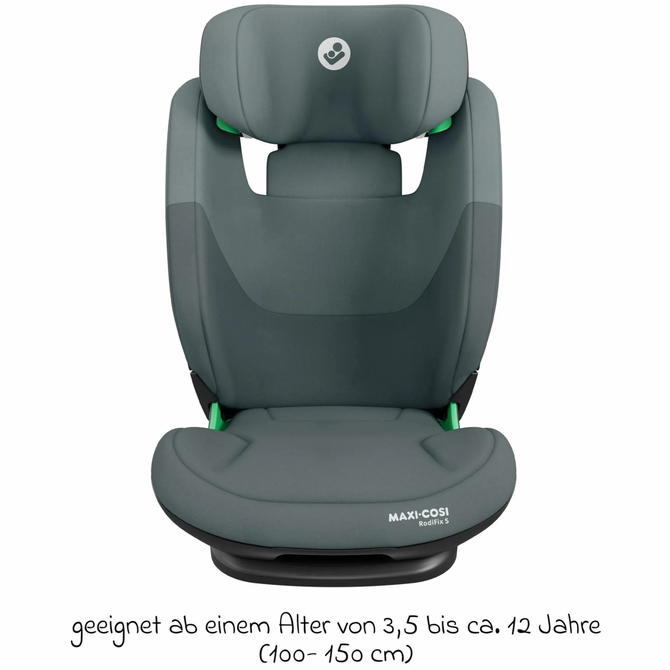 Kindersitz RodiFix S i-Size ab 3,5 Jahre - 12 Jahre (100 cm - 150 cm) (15-36 kg) mit G-Cell Seitenaufprallschutz & Isofix - Tonal Graphite