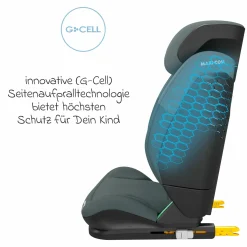Kindersitz RodiFix S i-Size ab 3,5 Jahre - 12 Jahre (100 cm - 150 cm) (15-36 kg) mit G-Cell Seitenaufprallschutz & Isofix - Tonal Graphite