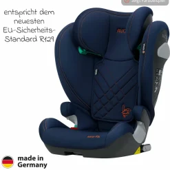 Kindersitz Sora-Fix i-Size ab 3,5 Jahre - 12 Jahre (100 cm - 150 cm) mit Isofix nur 5,5 kg - Lime Green