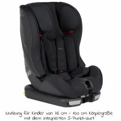 Kindersitz Sperling-Fix i-Size 76 cm - 150 cm / ab 15 Monate bis 12 Jahre mit Isofix & Top Tether - Koala Grey - Kollektion 2024