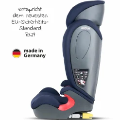 Kindersitz Star-Fix i-Size 100 cm - 150 cm / 3 Jahre bis 12 Jahre mit Isofix - Atlantic Blue - Kollektion 2025