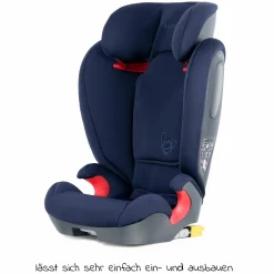 Kindersitz Star-Fix i-Size 100 cm - 150 cm / 3 Jahre bis 12 Jahre mit Isofix - Atlantic Blue - Kollektion 2025