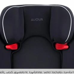 Kindersitz Star-Fix i-Size 100 cm - 150 cm / 3 Jahre bis 12 Jahre mit Isofix - Pearl Black - Kollektion 2025