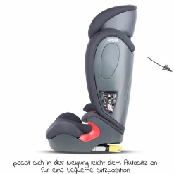Kindersitz Star-Fix i-Size 100 cm - 150 cm / 3 Jahre bis 12 Jahre mit Isofix - Koala Grey - Kollektion 2025