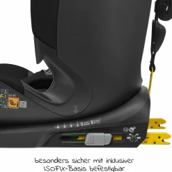 Kindersitz Titan Plus i-Size ab 15 Monate - 12 Jahre (76 cm-150 cm) (9-36 kg) mit G-Cell Seitenaufprallschutz, Isofix & Top Tether - Authentic Black - Kollektion 2025