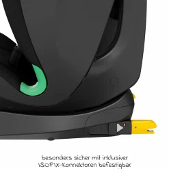 Kindersitz Titan S i-Size ab 15 Monate - 12 Jahre (76 cm - 150 cm) mit G-Cell Seitenaufpralltechnologie mit Isofix & Top Tether - Tonal Black - Kollektion 2025
