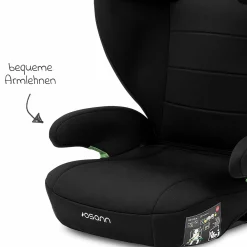 Kindersitz Volpo SP Isofix ab 3 Jahre - 12 Jahre (100 cm - 150 cm) mit Isofix - Black - Kollektion 2025