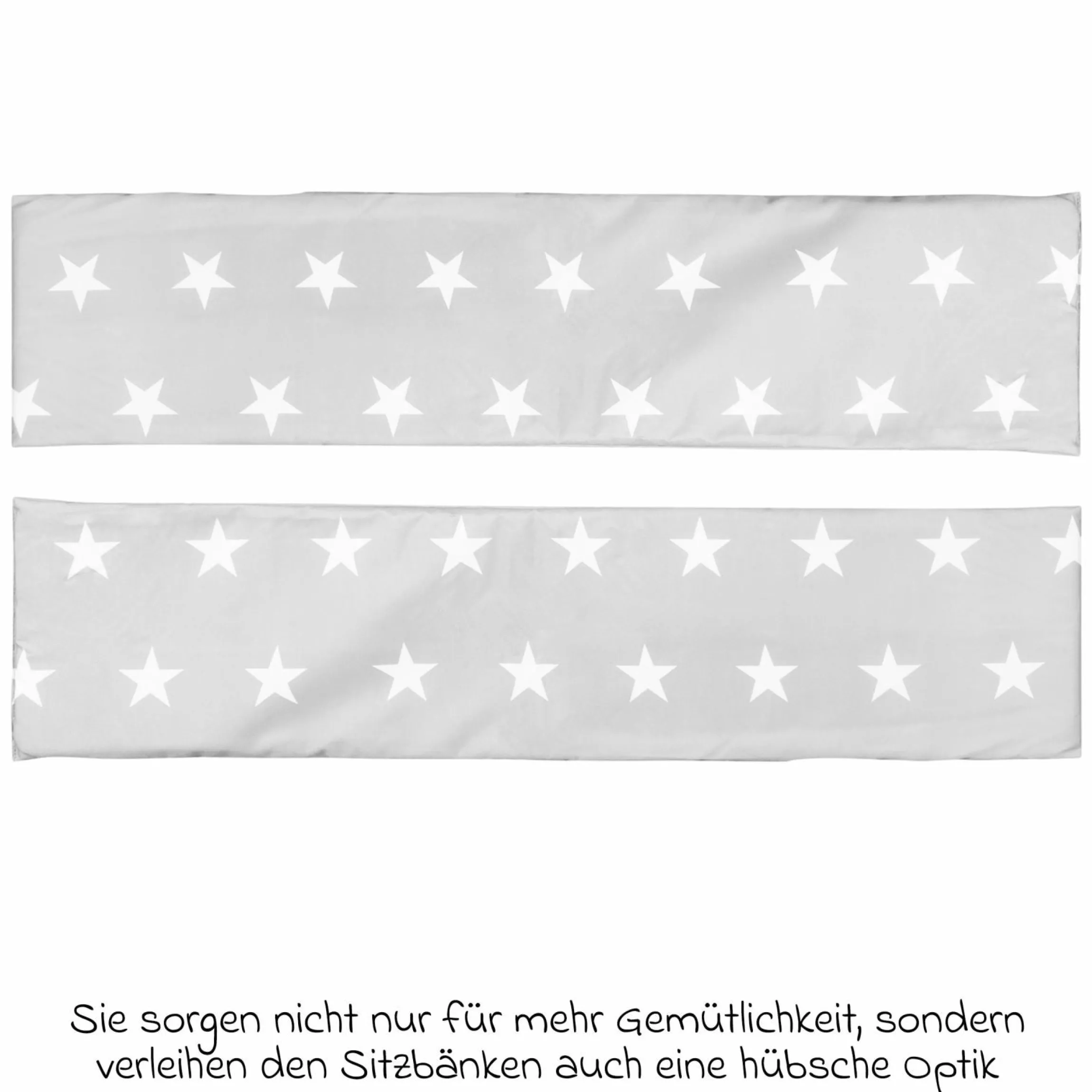 Kindersitzgruppe mit Sitzauflagen und Sonnenschirm - Little Stars - Teakholzfarben