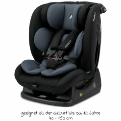Kindersitz-Reboarder Huddle 2 i-Size ab Geburt -12 Jahre (40 cm - 150 cm) Befestigung mit Fahrzeuggurt - Nero - Kollektion 2025