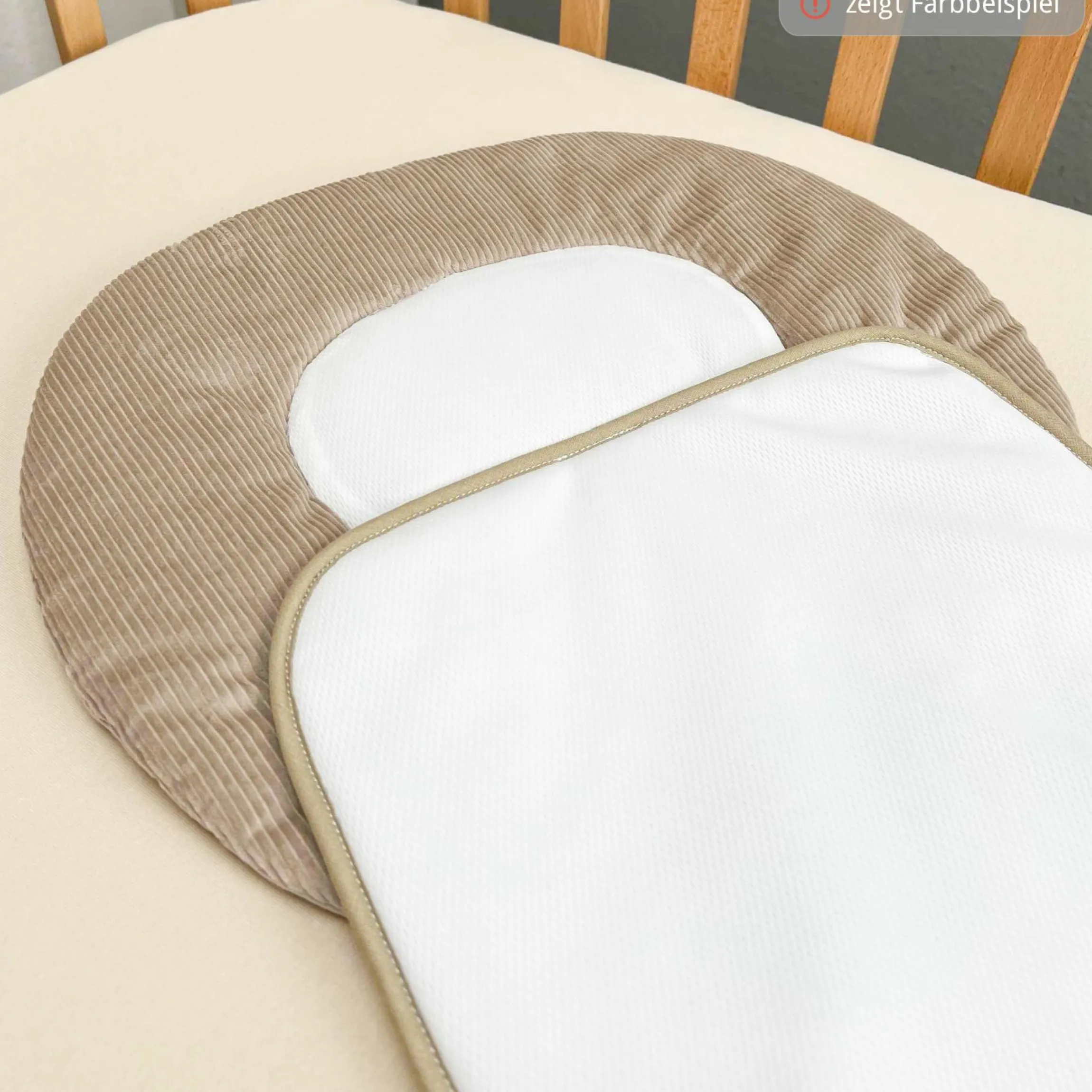 Kinderwagen-Auflage Babycool für ein angenehmes Sitzgefühl - Cool Cord - Eucalyptus - Kollektion 2024