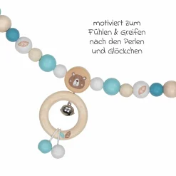 Kinderwagenkette - Bär - Blau