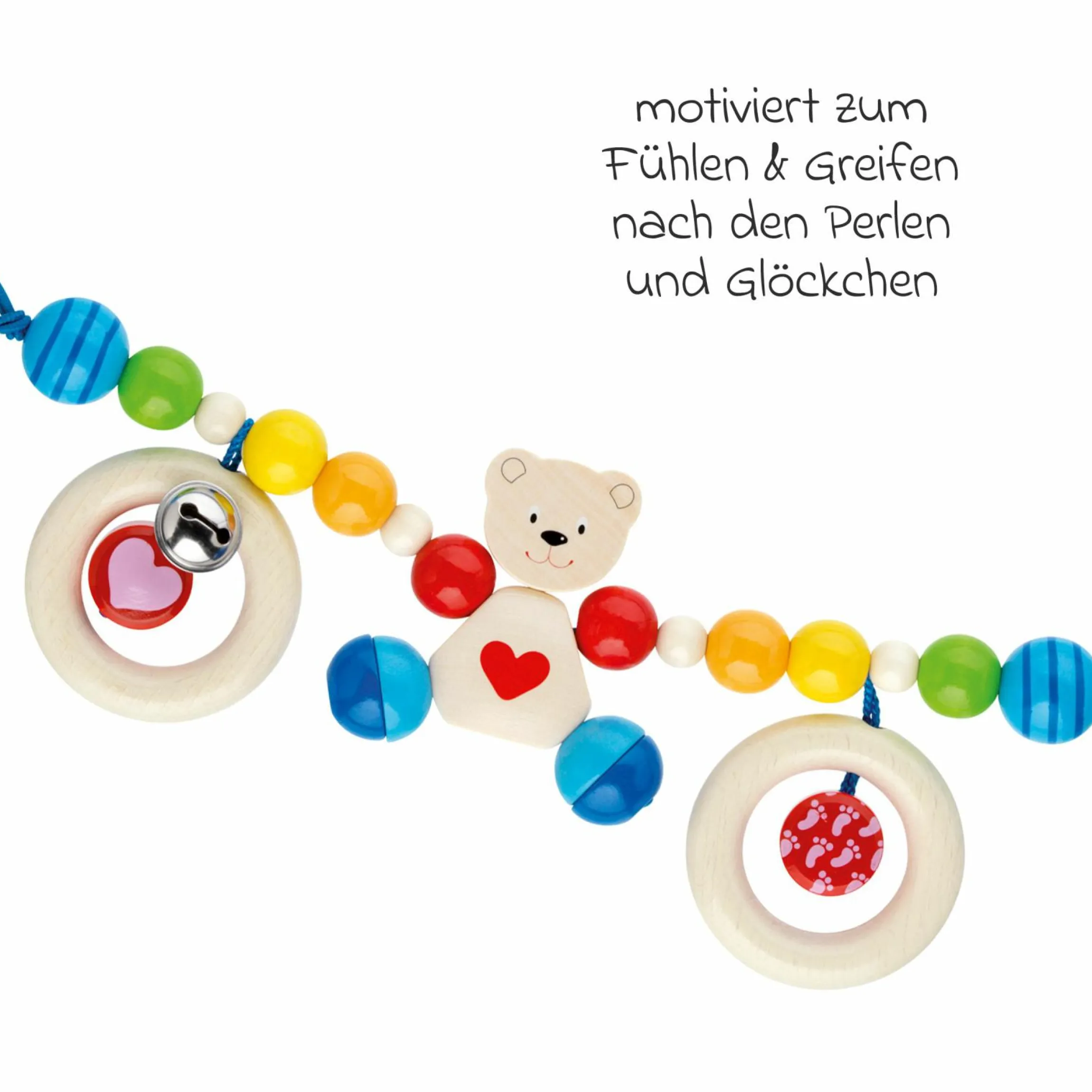 Kinderwagenkette - Herzbär