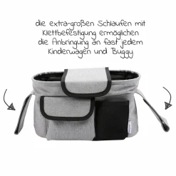 Kinderwagen-Organizer BO 100 - Grey