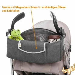 Kinderwagen-Organizer Hug it! Universal + Befestigungssystem