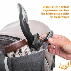 Kinderwagen-Organizer Hug it! Universal + Befestigungssystem