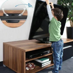 Kippsicherung für den Fernseher