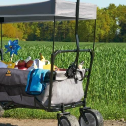 Klappbollerwagen Paxi - Grau