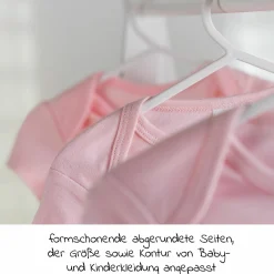 Kleiderbügel für Babys und Kinder (22 Stück) - Weiß