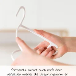 Kleiderbügel für Babys und Kinder (22 Stück) - Weiß