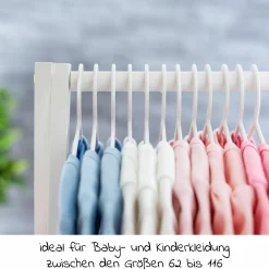 Kleiderbügel für Babys und Kinder (22 Stück) - Weiß