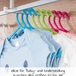 Kleiderbügel für Babys und Kinder (22 Stück) - Bunt