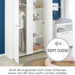 Kleiderschrank Anton 2-türig - Weiß - Kollektion 2024