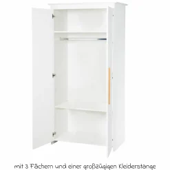 Kleiderschrank Lilo 2-türig - Weiß - Kollektion 2024
