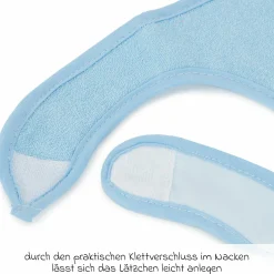Klett-Lätzchen 4er Pack - Blau
