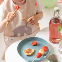 Klett-Lätzchen 2er Pack - Ozzo - Powder